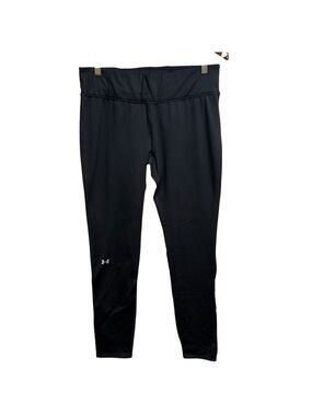 Under Armour Cold Gear Leggings Size L Black and Red